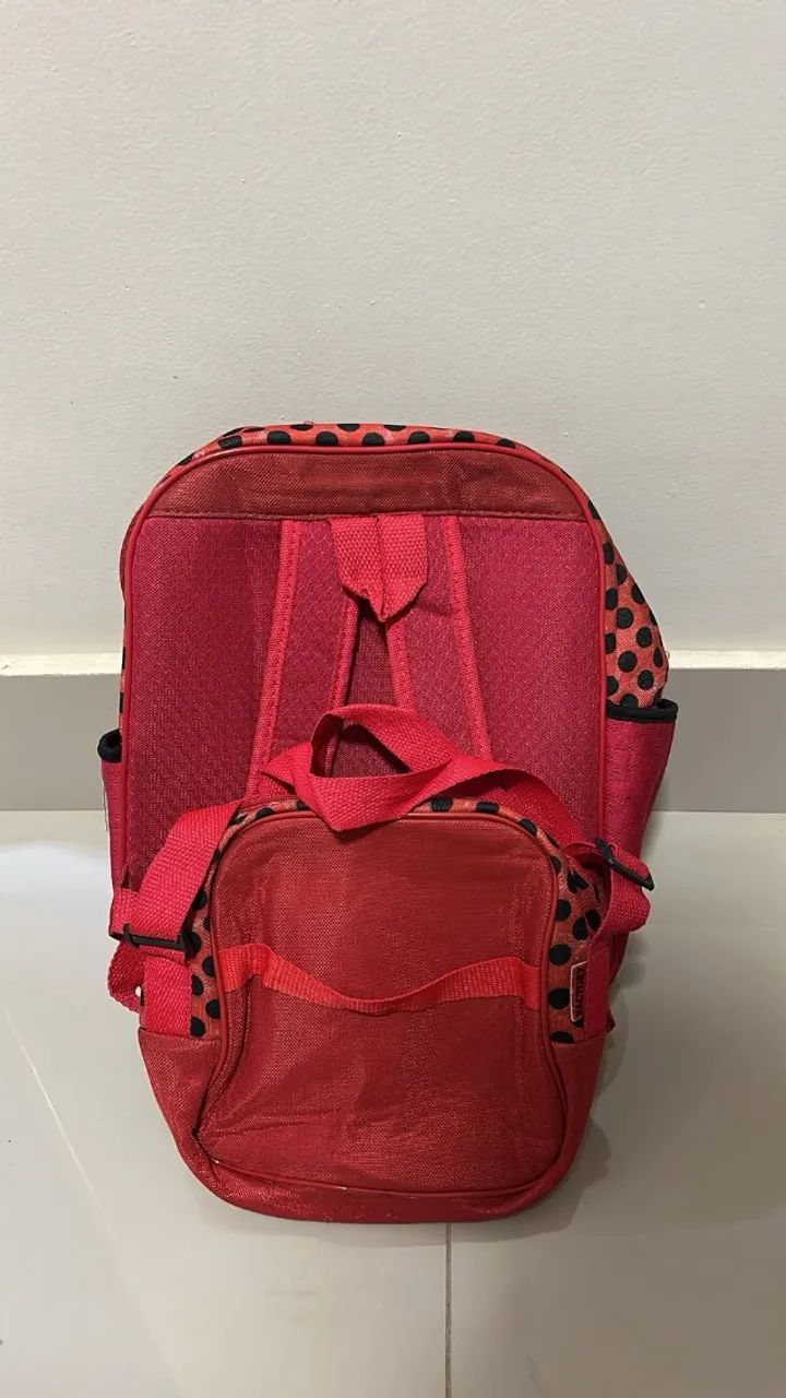 Mochila e Lancheira LadyBug - Foto 5