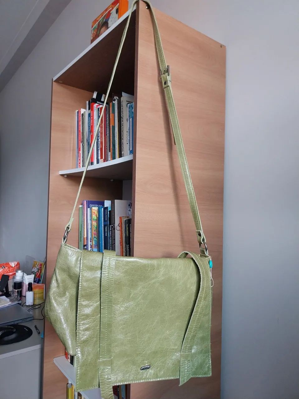 Bolsa de couro legítimo Via Mia nova!!