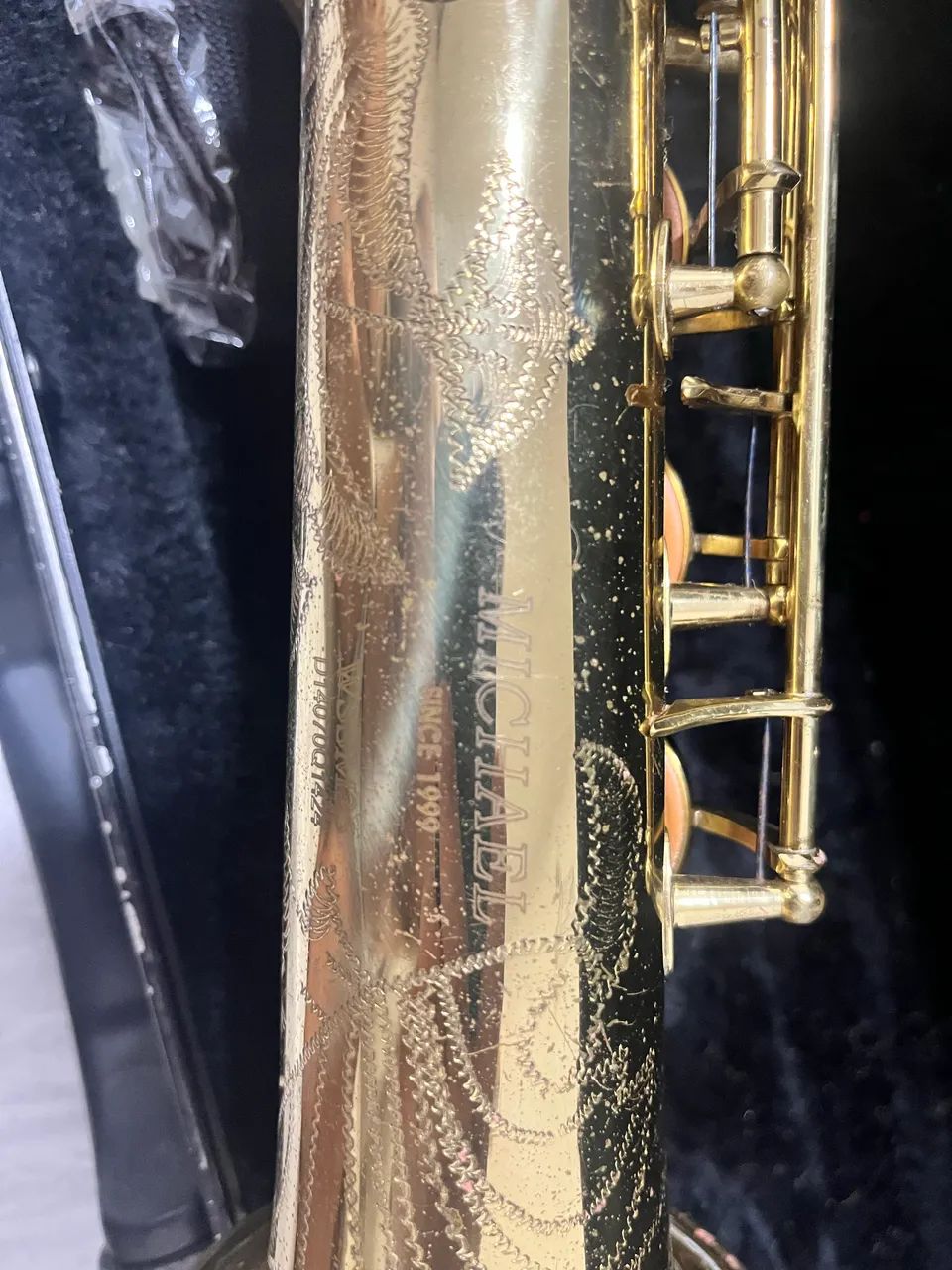 Sax Soprano Michael Revisado - Completo (Boquilha Everton 7 + 2 Tudéis)