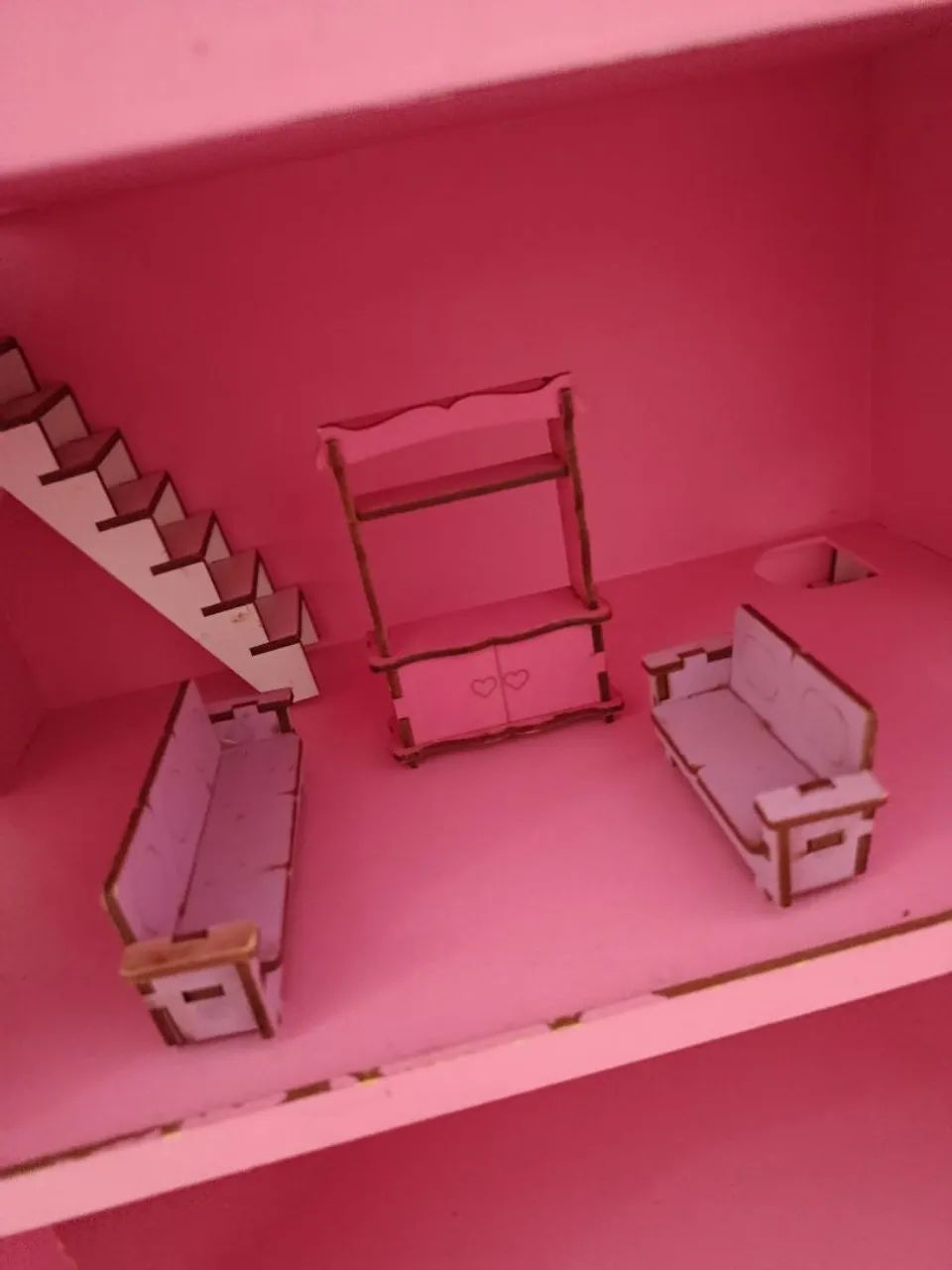 Casa de boneca em mdf - Foto 2