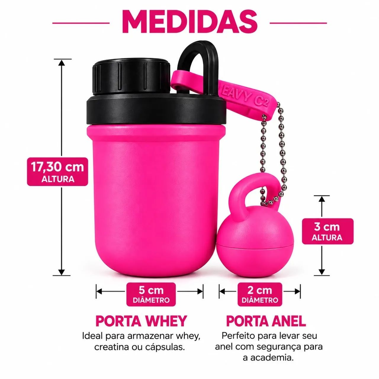 Kit suplementos e jóias para academia - Foto 5