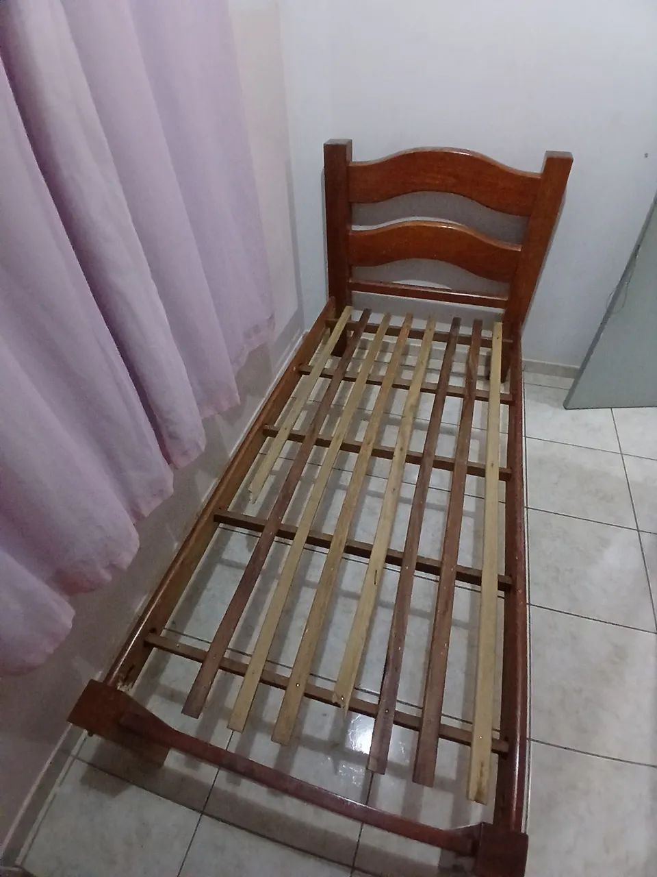 CAMA DE MADEIRA SOLTEIRO  - Foto 2