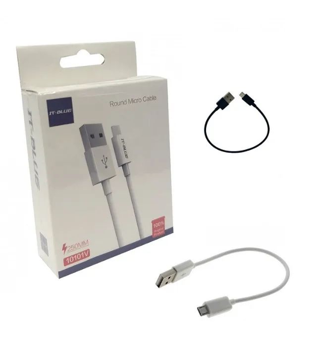 Cabo de carregar  Micro Usb (V8) 25cm 