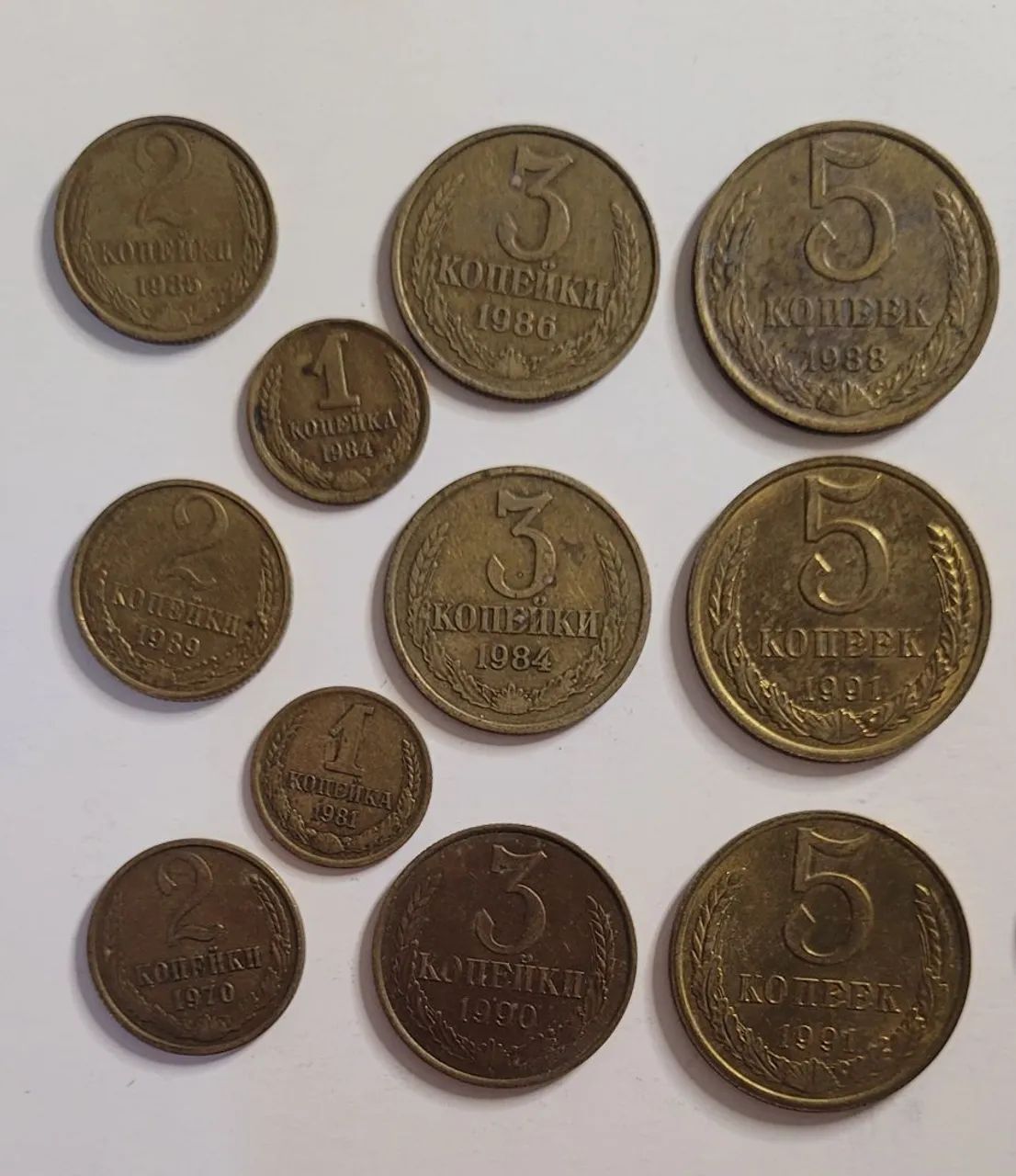 Lote com 20 moedas antigas da União Soviética  - Foto 3