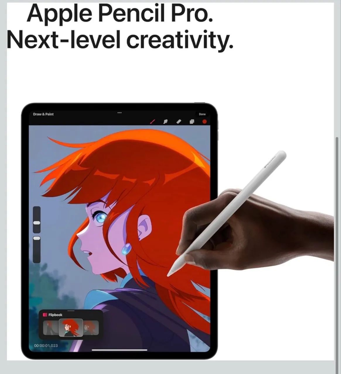 Apple Pencil Pro lacrado  - Foto 2