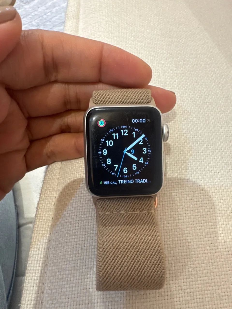 Apple Watch Séries 3 prata 38mm - Foto 5