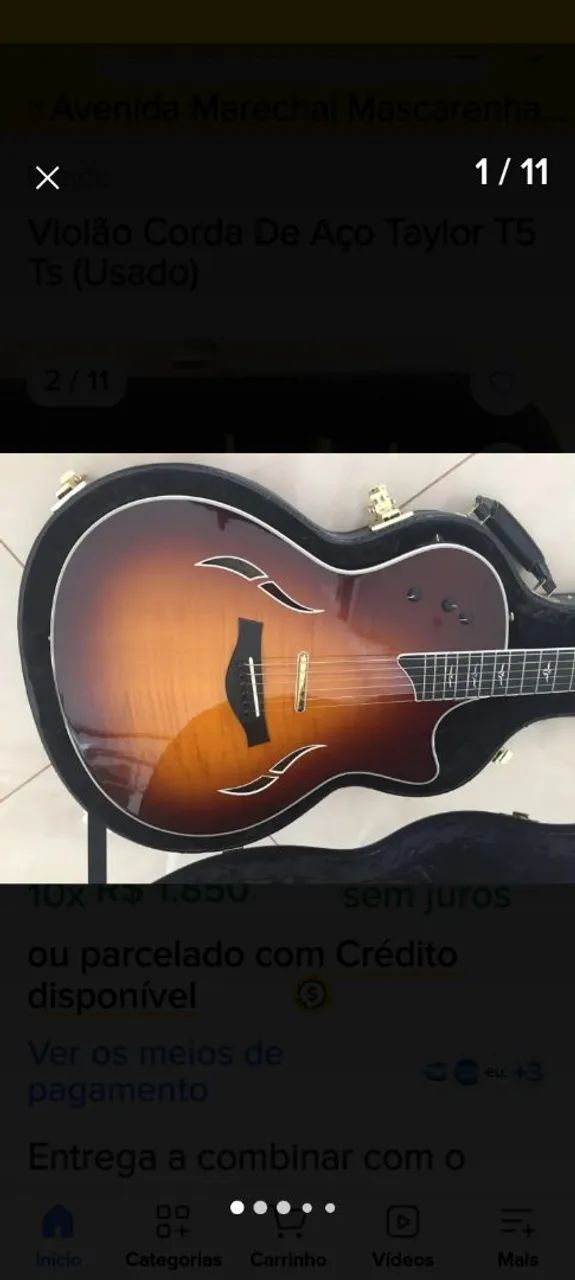 Violão Taylor t5s - Foto 2