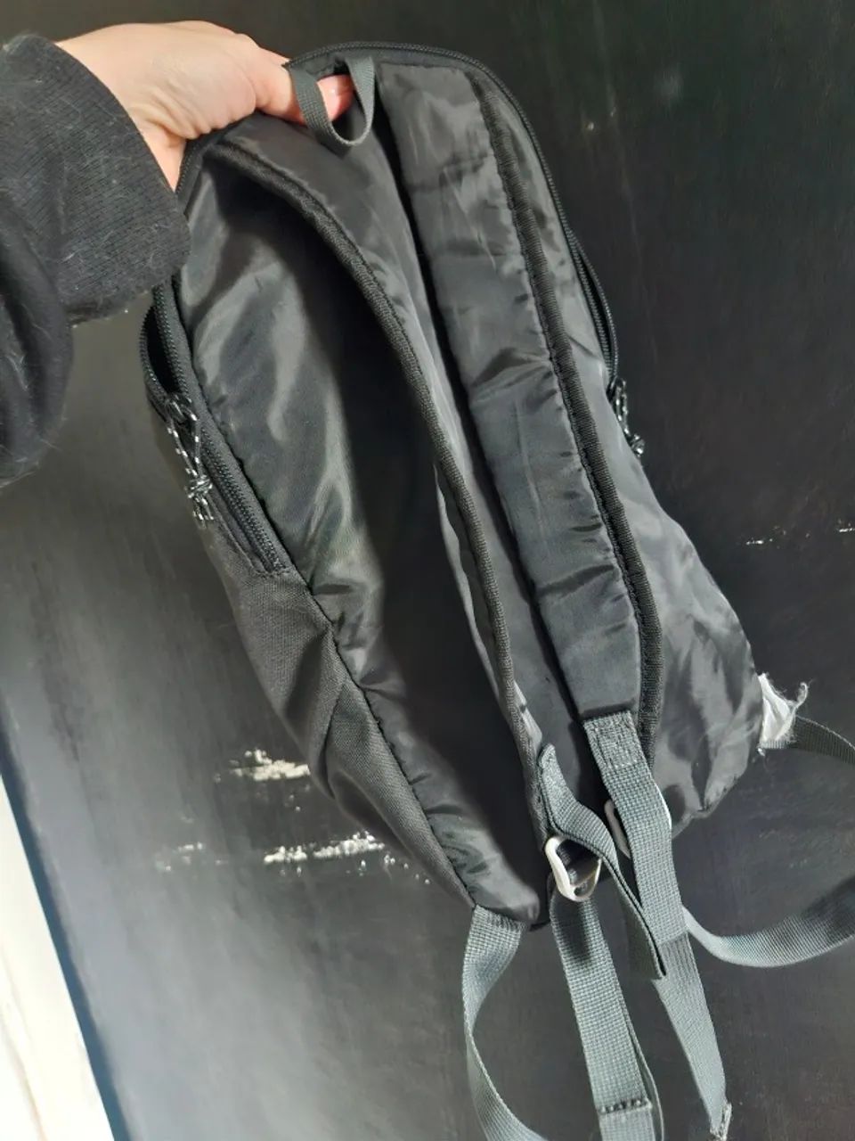 Mochila Quechua Decathlon Preta Pequena - Foto 2