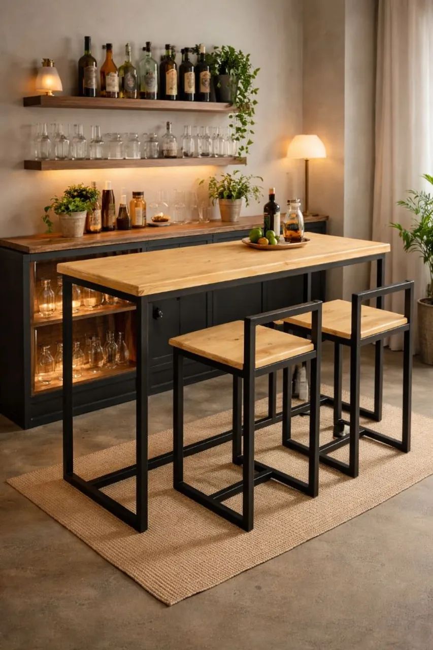 Conjunto de mesa com banquetas direto da fabrica - Foto 3