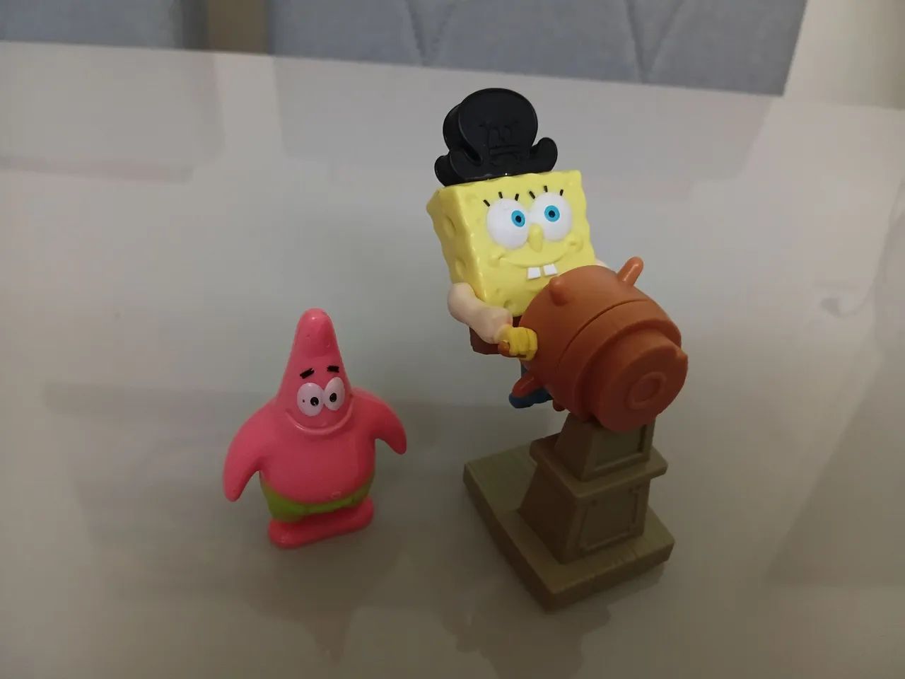 Kit Bob esponja pirata burger king e Patrick Nestlé  - Foto 3
