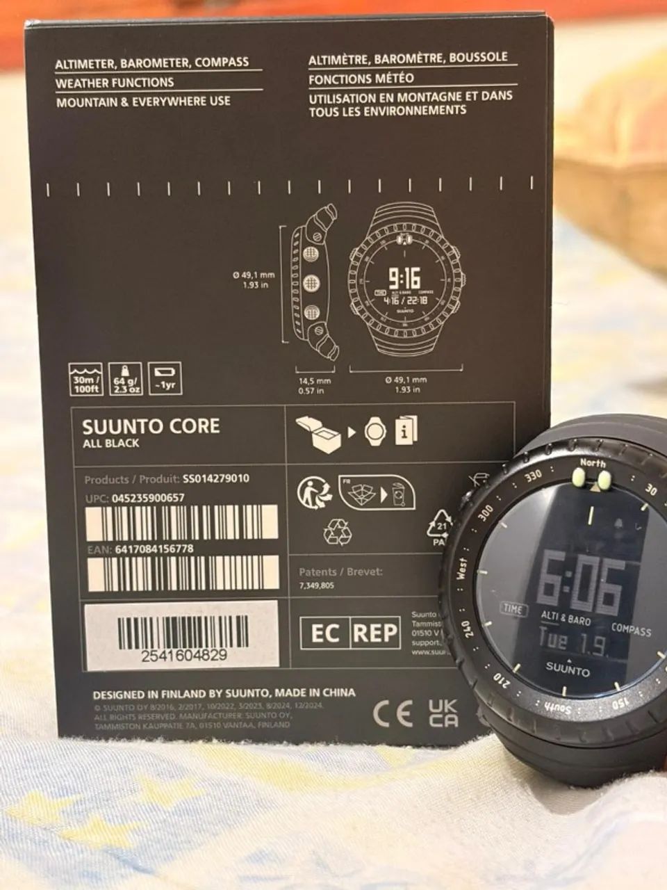 Relógio Suunto Core All Black - Foto 4