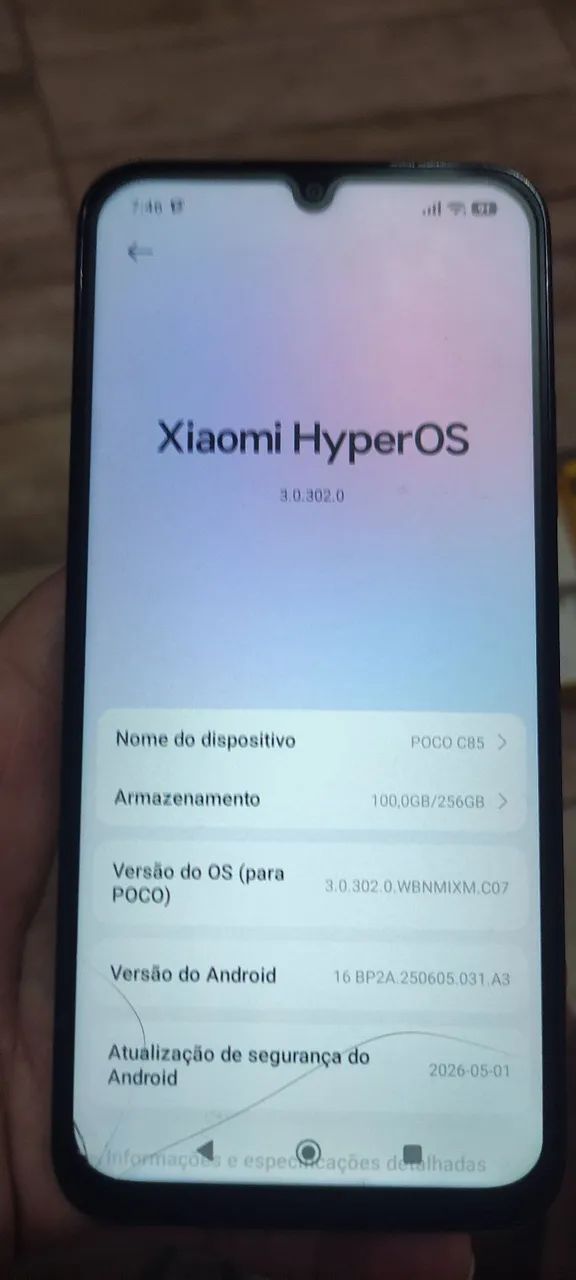 VENDO POCO C85 8GB RAM 256GB USADO - Foto 5