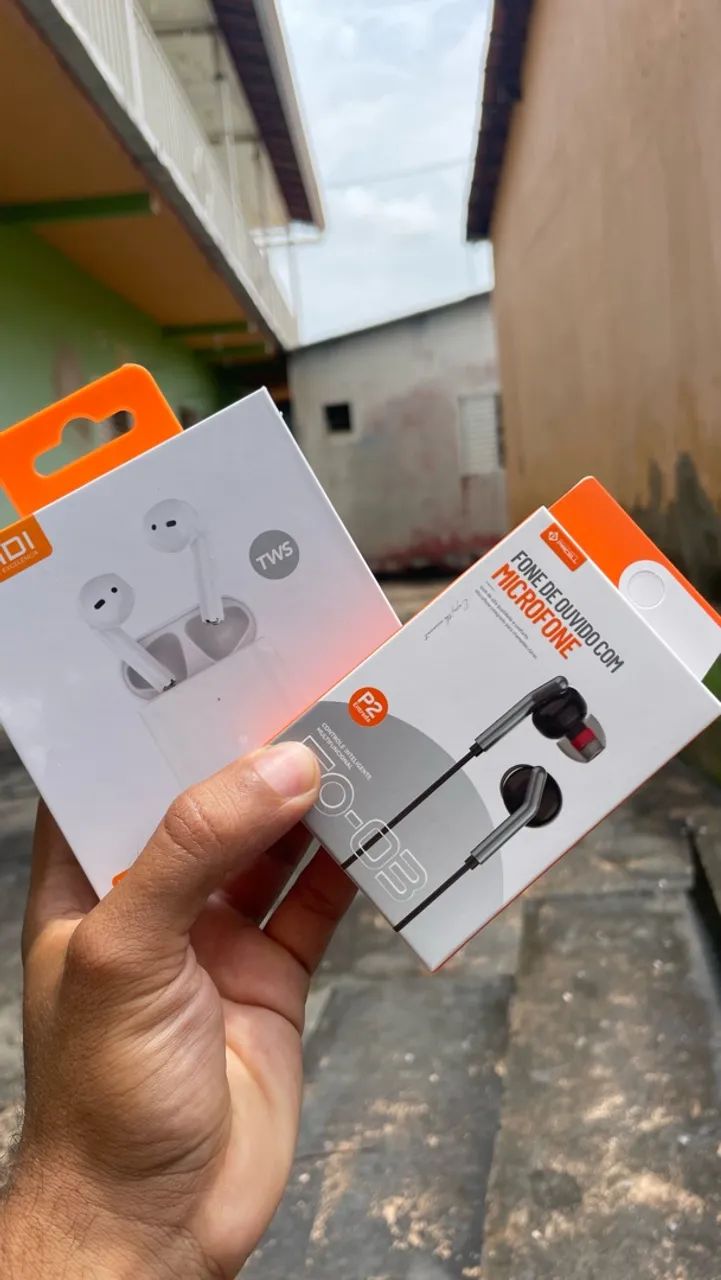 FOME SEM FIO TWS ESTILO AIRPOD COM ANATEL - Foto 2