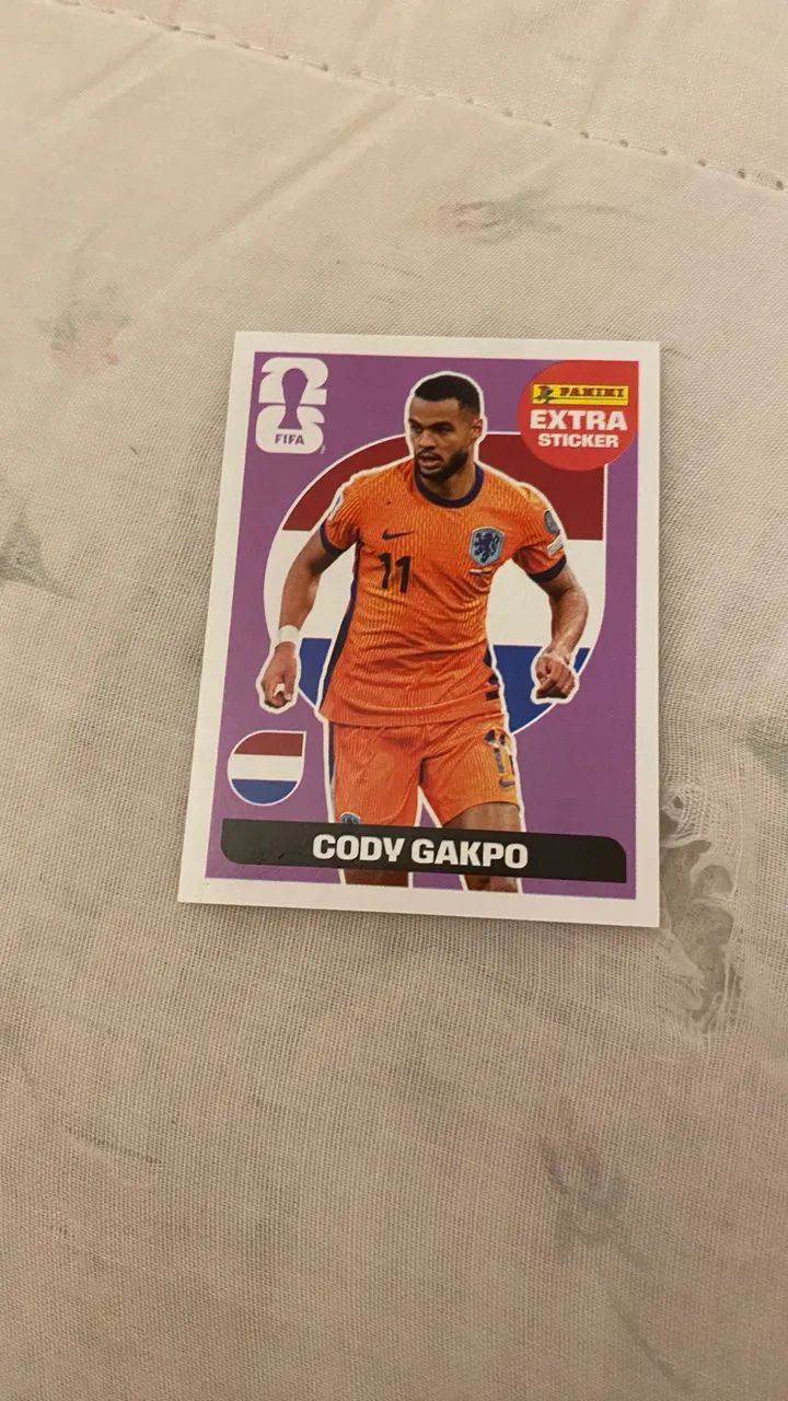 Figurinha extra Gakpo roxo 