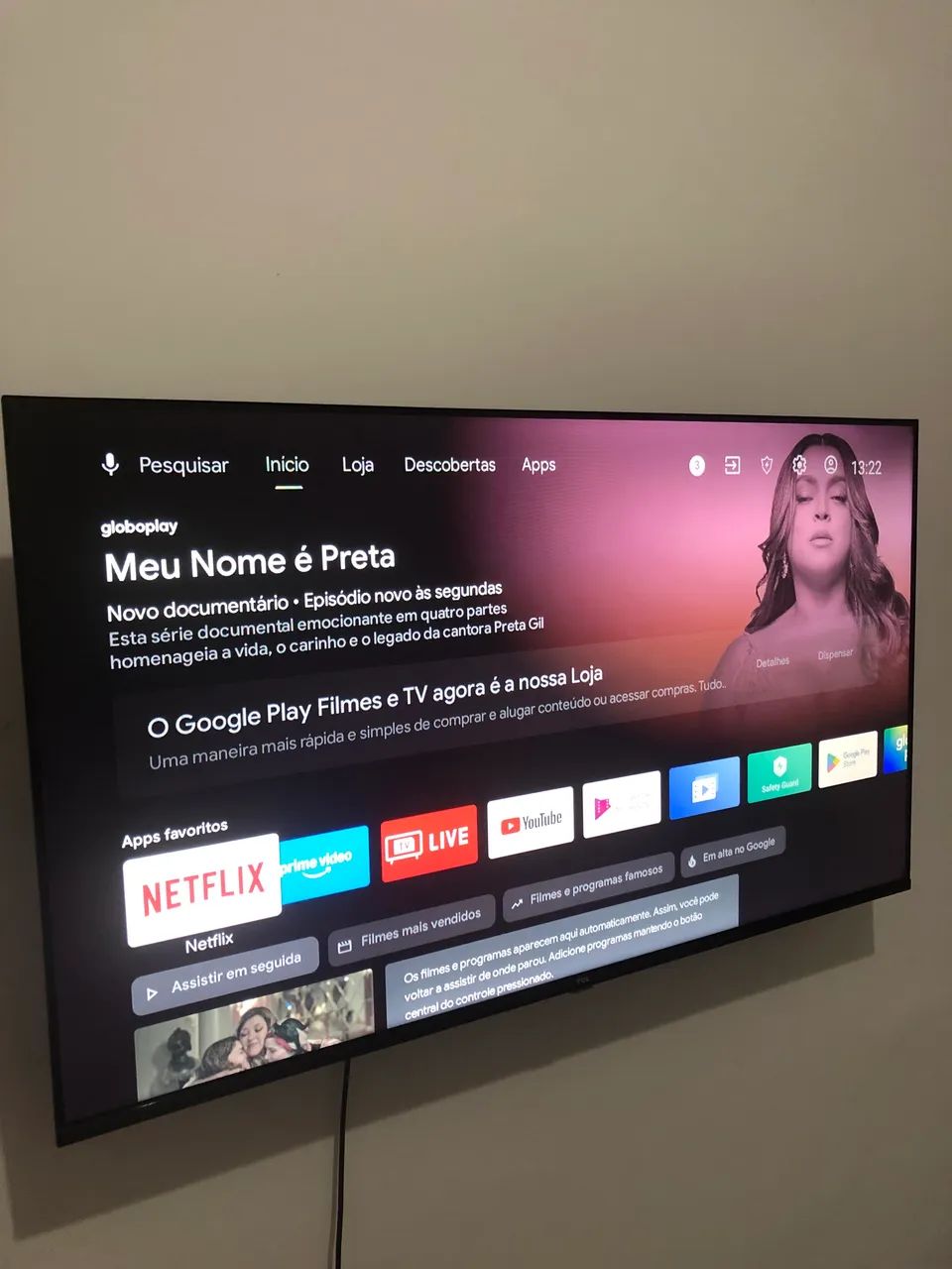 TV Smart TCL 43 polegadas Zerada