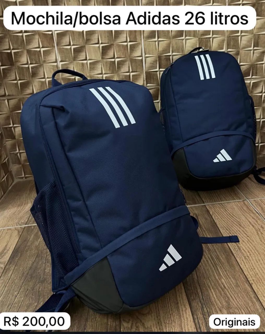 Mochila Adidas Azul nova 26,5l - Bolsas, malas e mochilas
