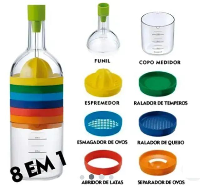 GARRAFA MULTIUSO 8 FUNÇÕES - Foto 5