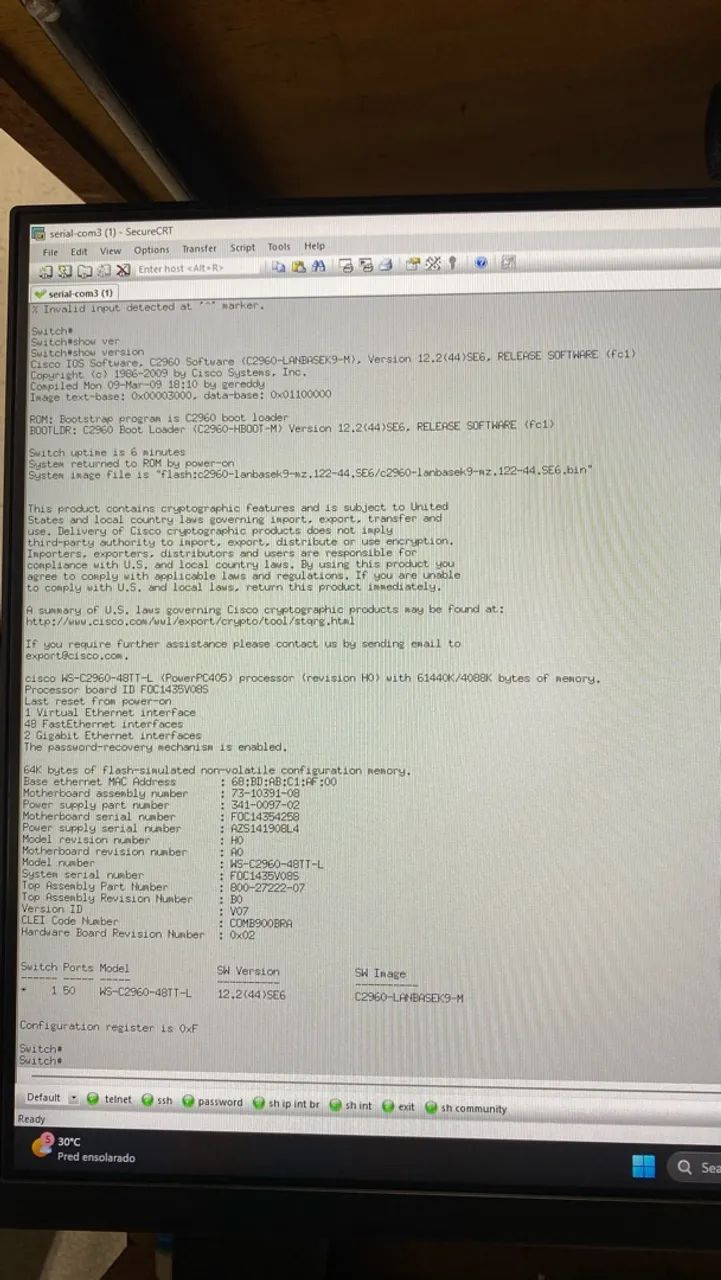 SWITCH CISCO WS-2960 48 PORTAS  - Foto 2
