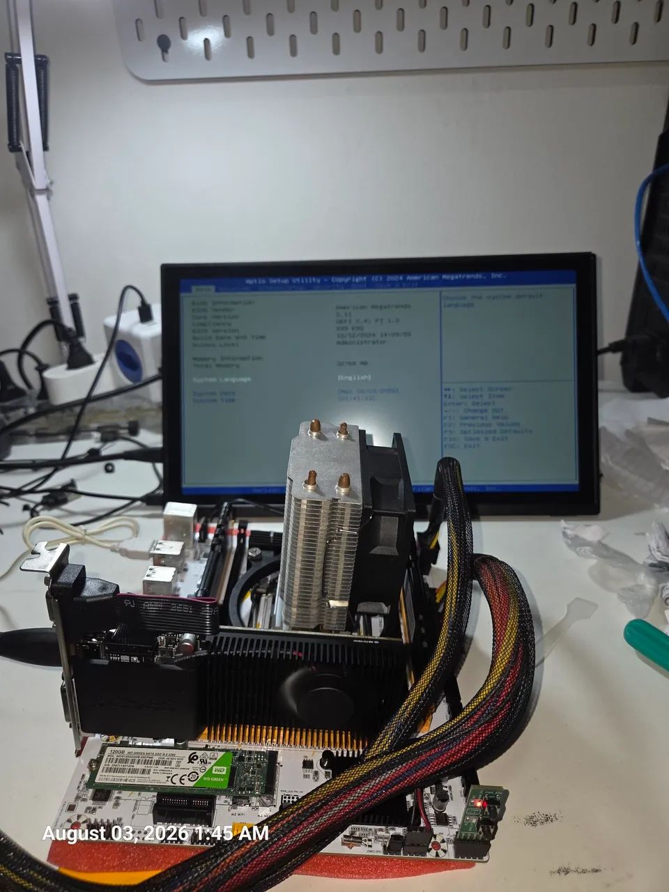 Computador x99 2680v4 32GB/120GB placa de vídeo - Foto 2