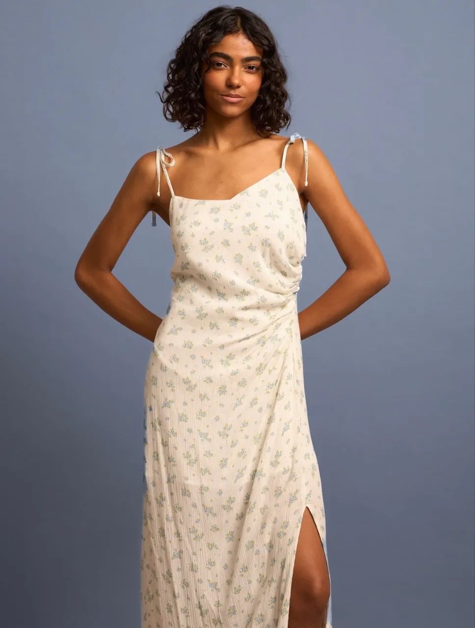 Vestido midi renner 