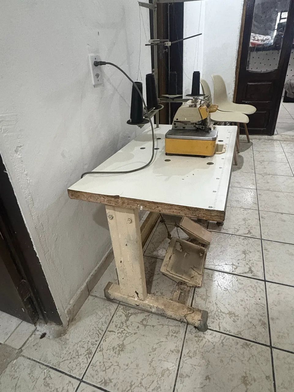 Máquina de Costura industrial Overloque ponto cadeia 65060018035457121