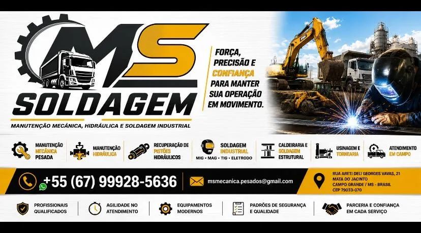 Mecânica Ms Manutenção e Soldagem 