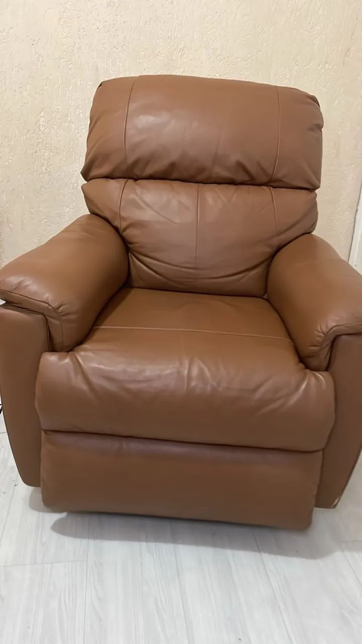 Poltrona de couro luxo