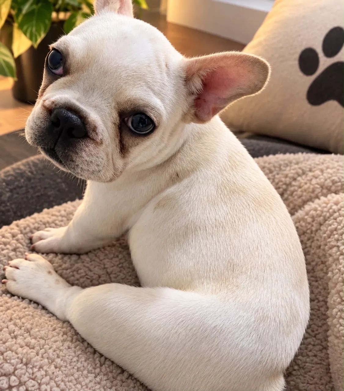 Filhote buldogue francês 
