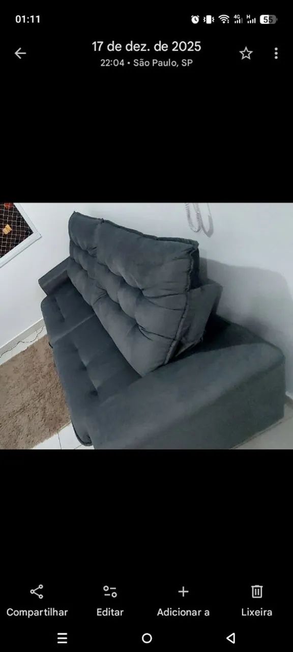 Vende-se sofá retrátil 