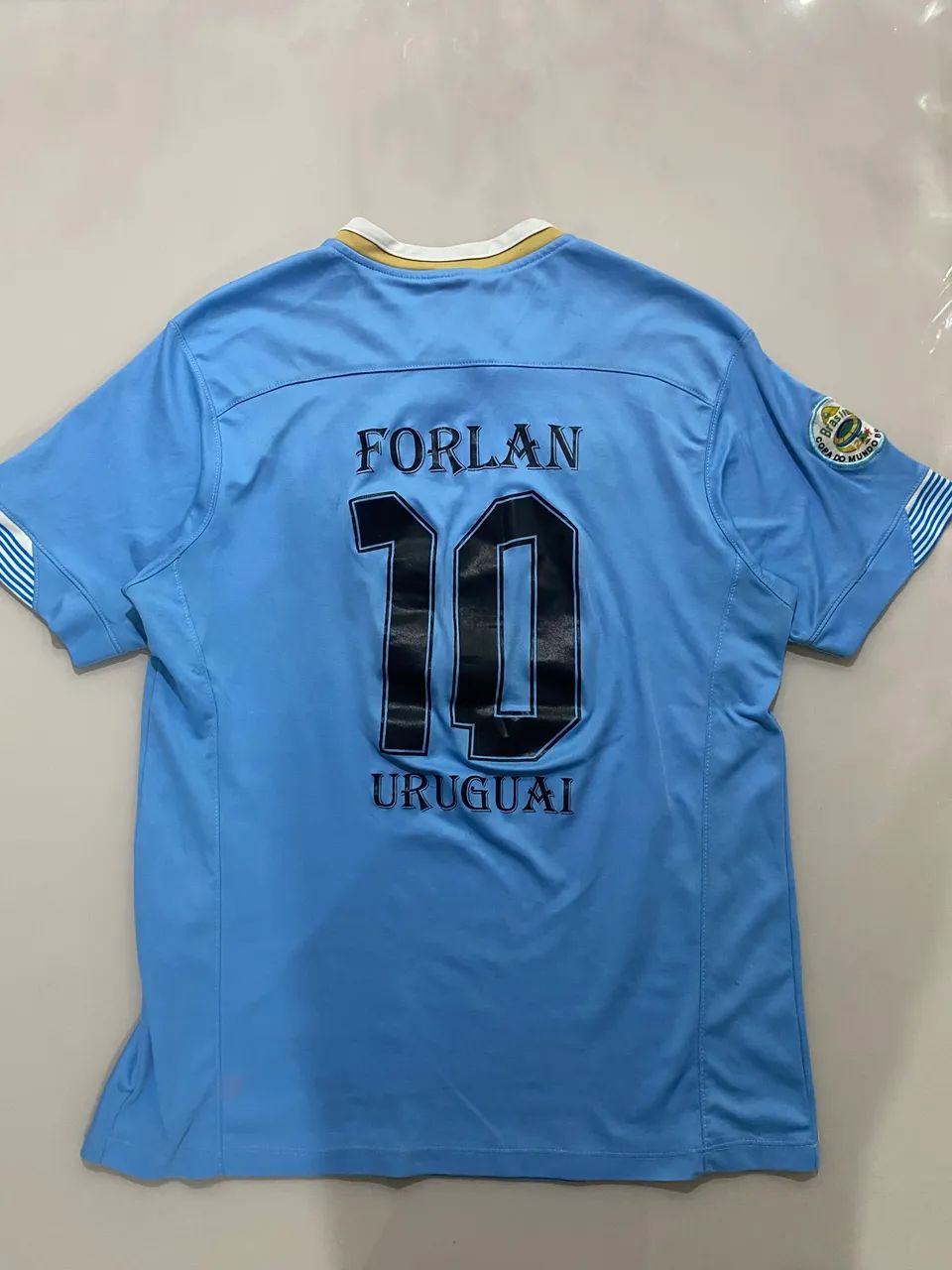 Camisa Uruguai 2014 retrô  - Foto 4