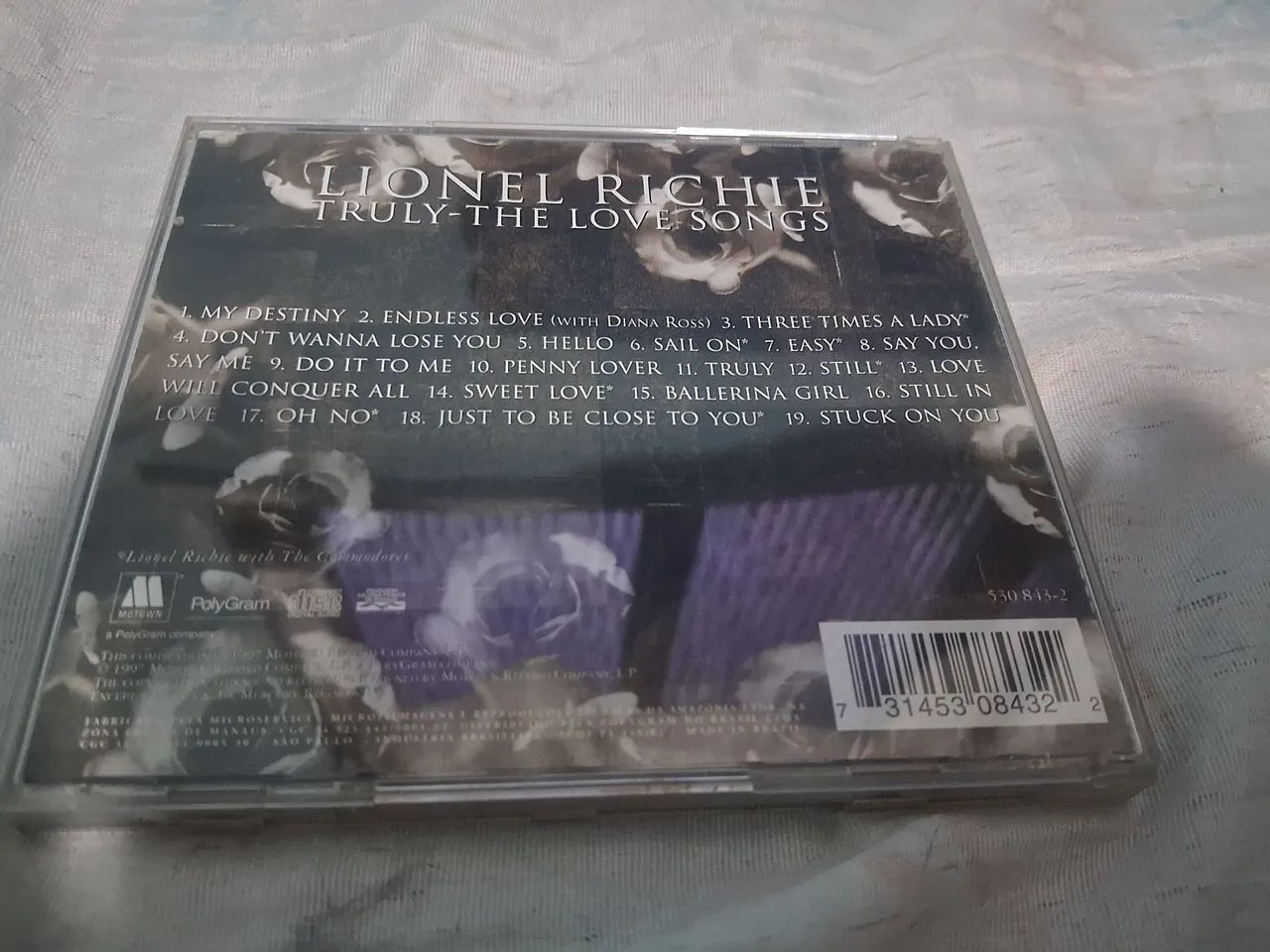 Cd Lionel Ritchie Truly the love Songs - Foto 3