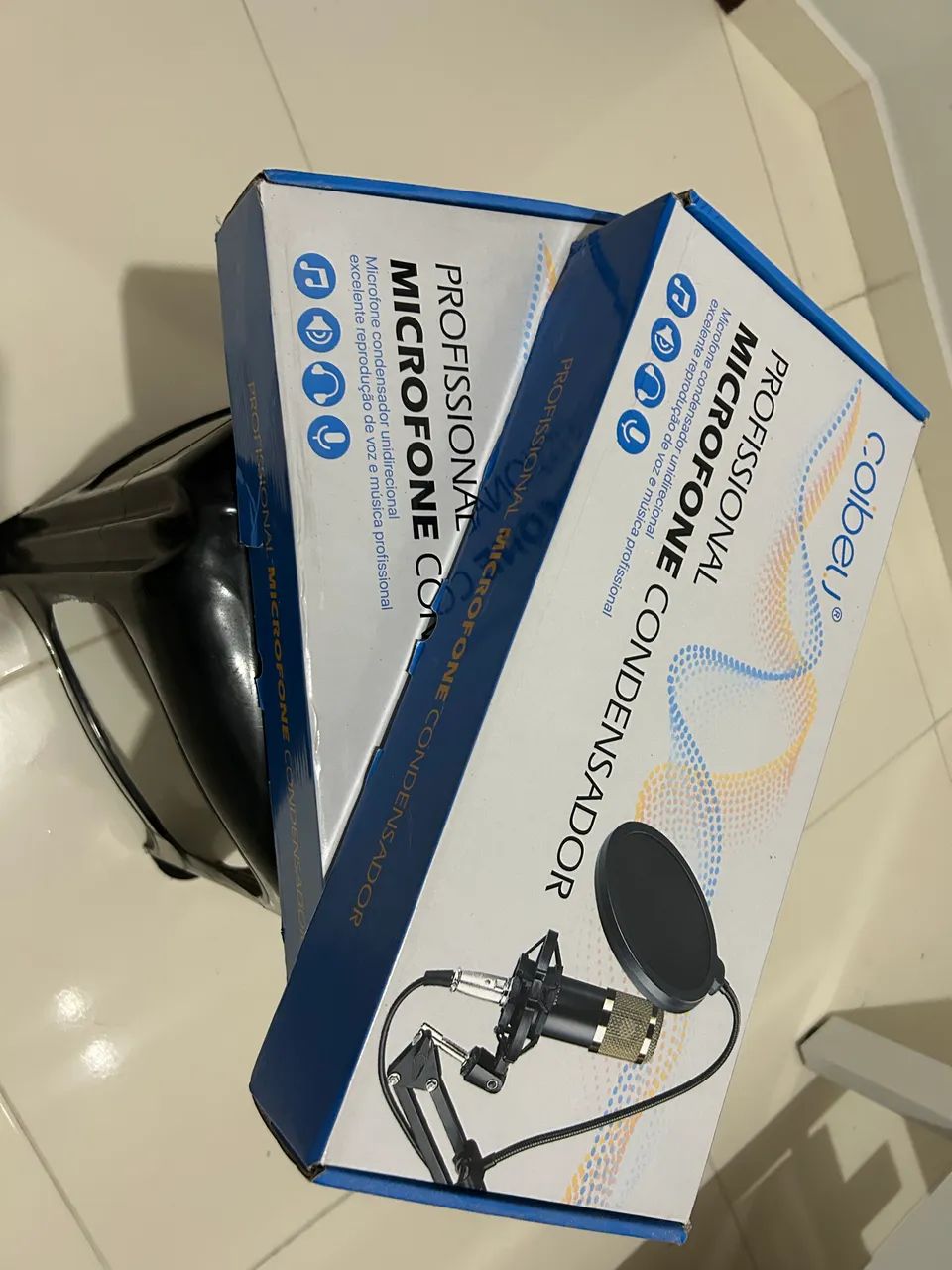 Microfone + Braço Articulado Coibeu BM-800 - NOVO - Foto 2