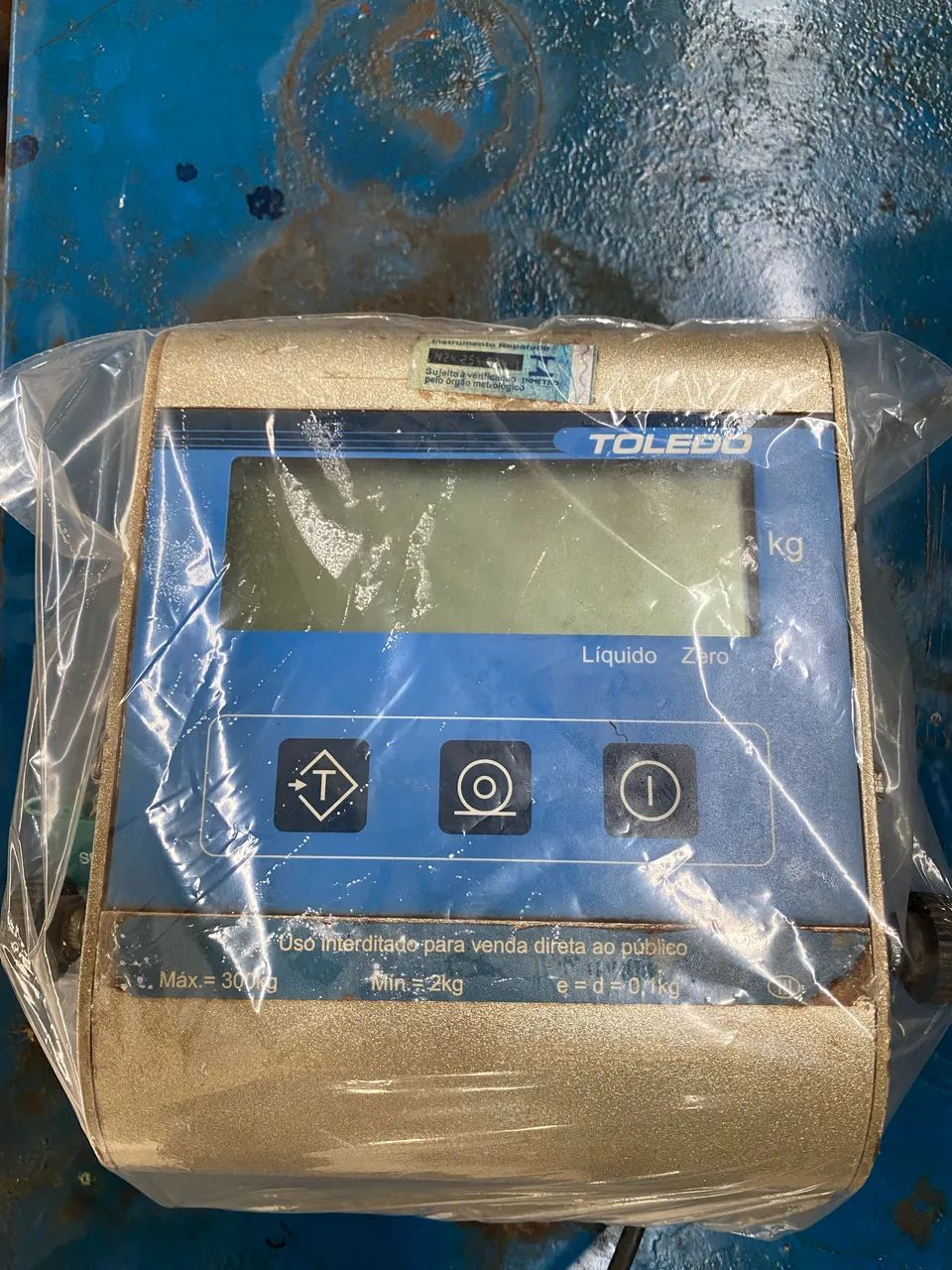 Balança Toledo Plataforma 300kg usada - funcionando  - Foto 3