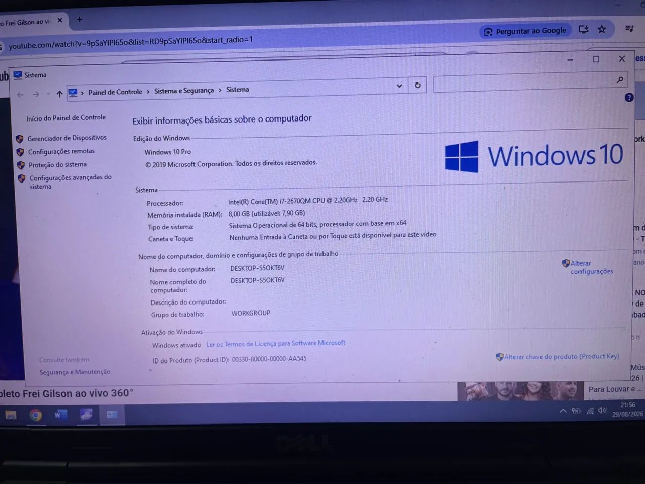 Notebook Dell i7, já com 8gigas memória  e 750 gigas hd! - Foto 3