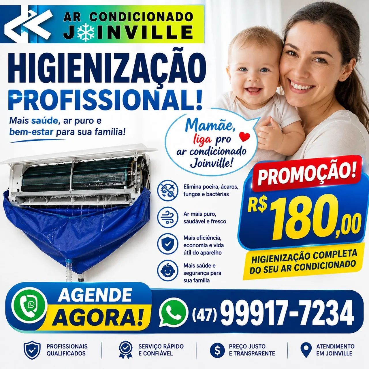 Higienização de ar 