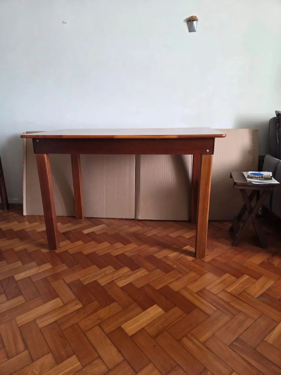 Mesa de Madeira Maciça Resistente (120x70cm) - Excelente Estado - Foto 2