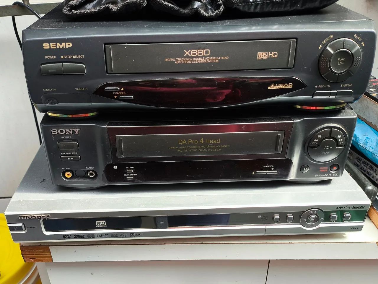 Dvd player - Vídeo Cassete
