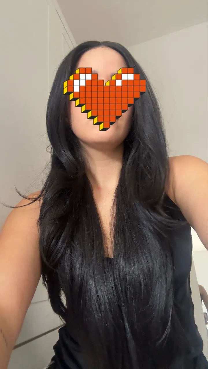     Lace Front Preta Longa Premium - Foto 5