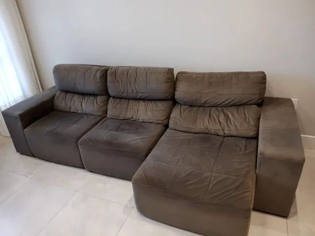 Sofá retrátil com 2,90 m de largura