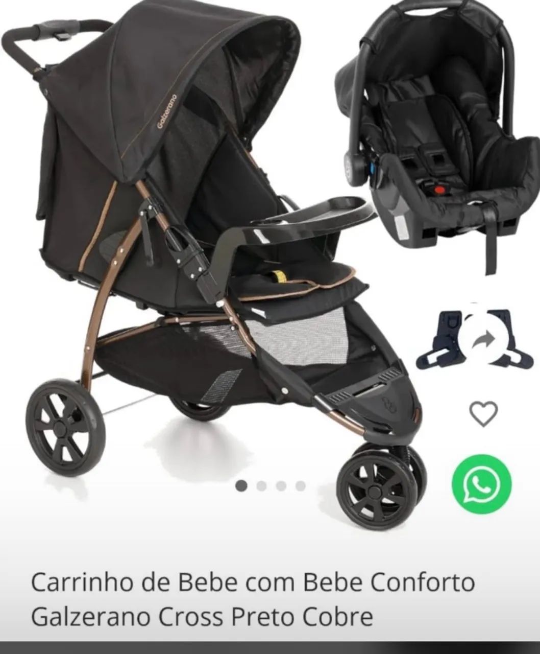 Vendo bebê conforto e carrinho de bebê 