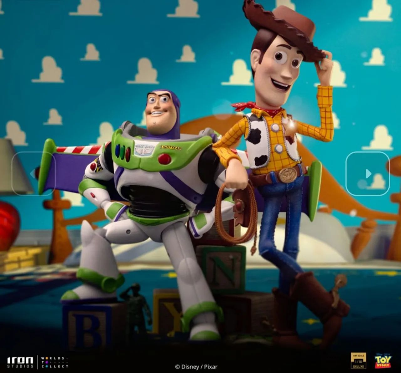 Buzz & Woody Deluxe Iron Studios Toy Story