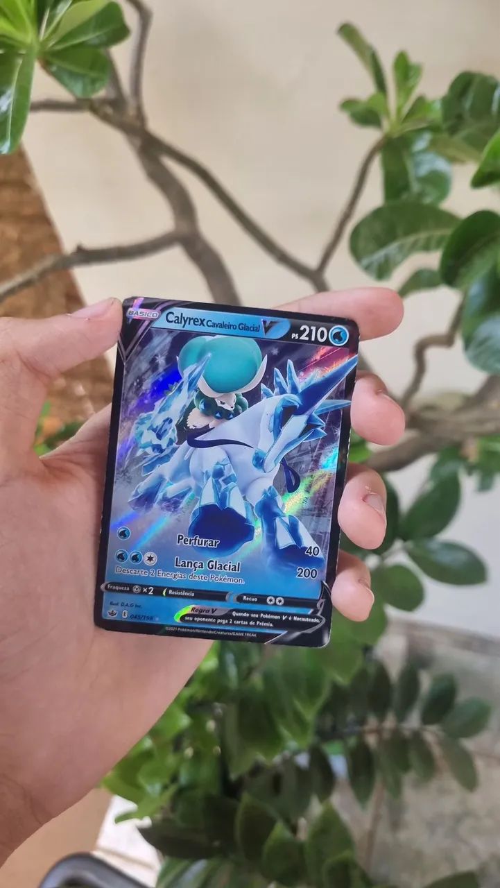 Carta Pokémon CALYREX V - ORIGINAL 
