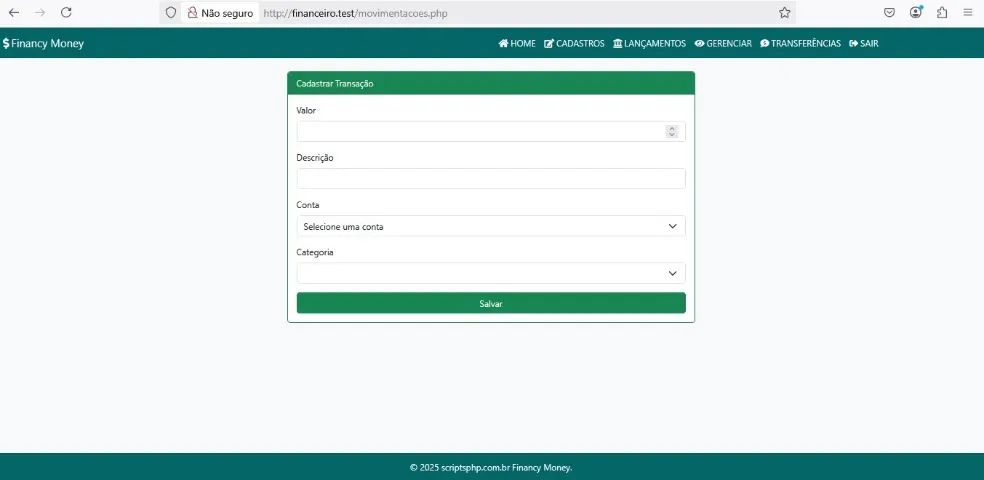 Software em PHP 8.2 e Mysql - sistema de controle financeiro - Foto 4