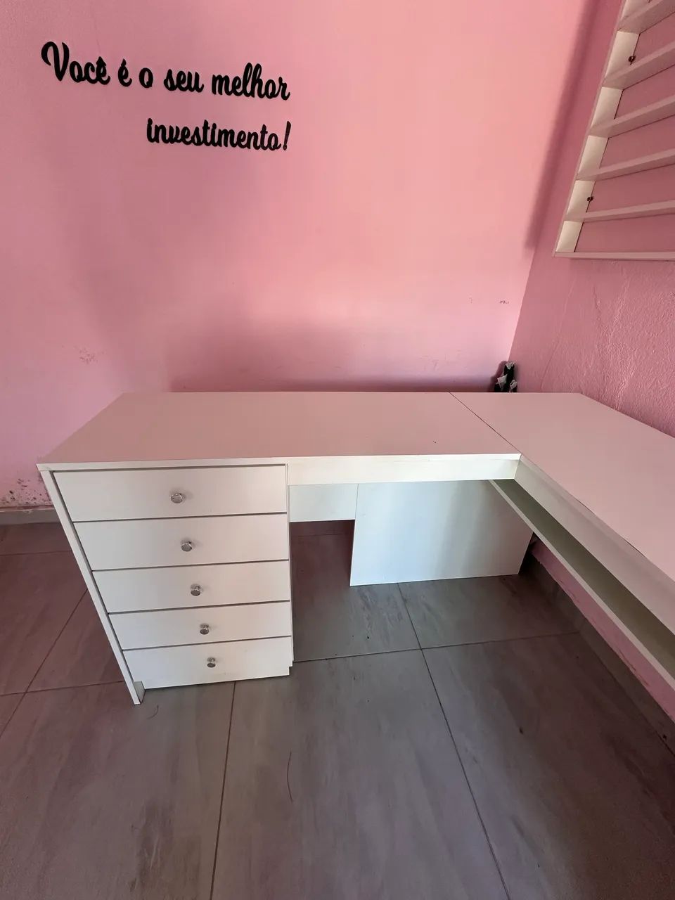 Mesa de escritório/ mesa de manicure  - Foto 3