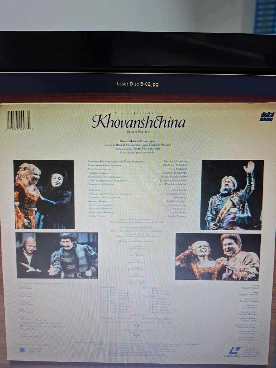 Laser Disc Vienna State Opera Khovanshchina - Foto 2
