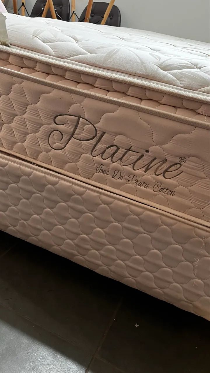 Cama completa de casal colchão Platine  - Foto 2