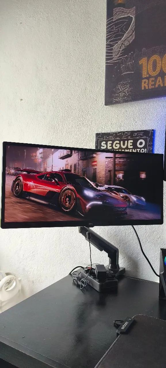 Monitor gamer ultrawide LG 25 polegadas 75hz