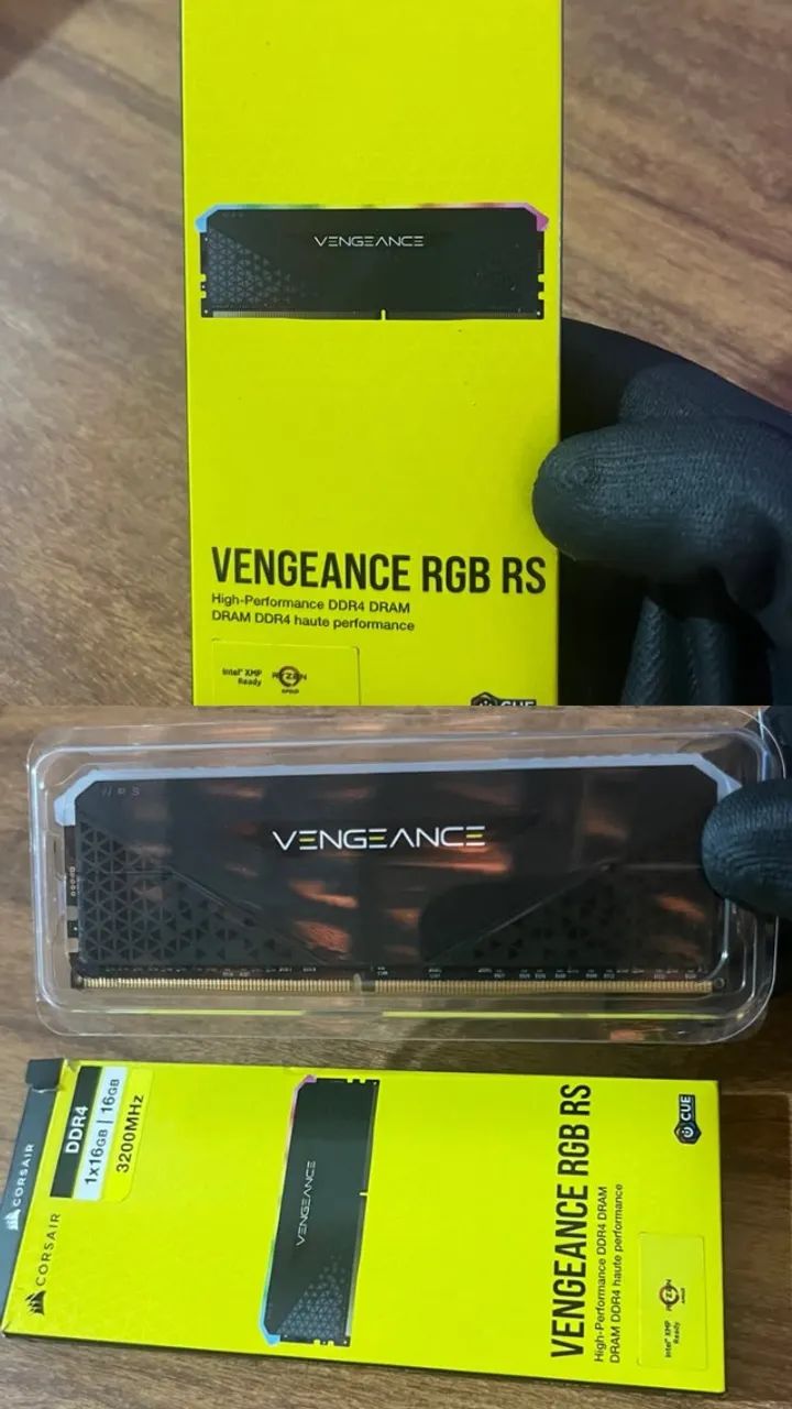 MEMÓRIA RAM VENGEANCE RGB RS 1x16