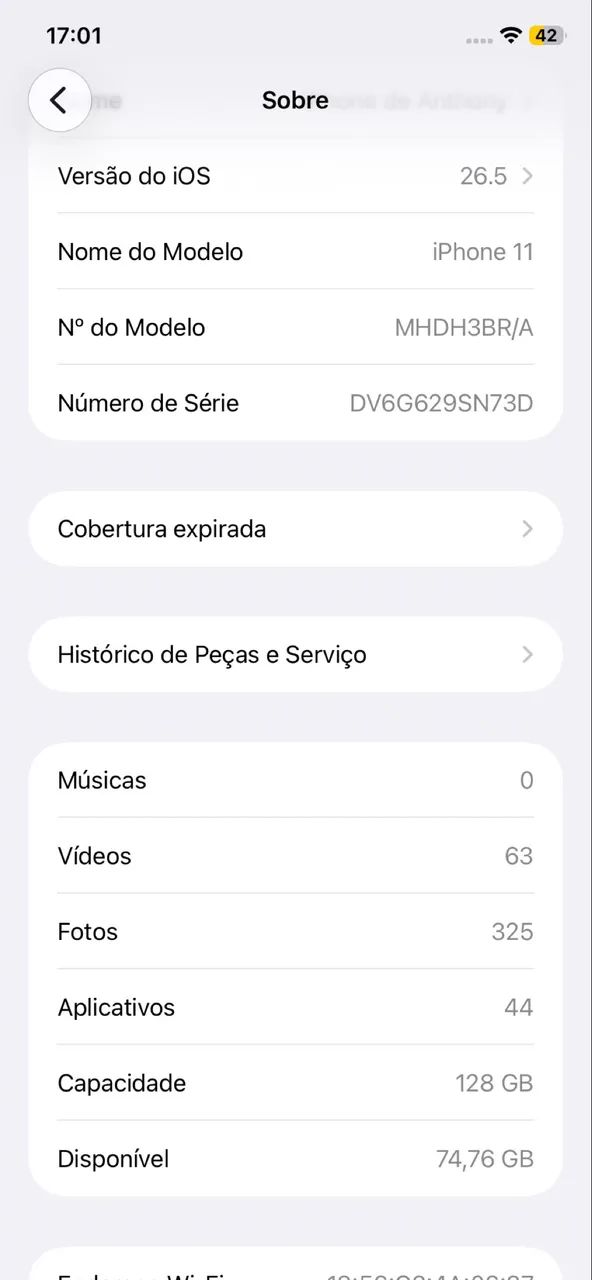 Vende-se esse iPhone 11 128 GB - Foto 3