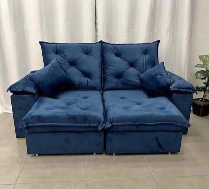 Luxuoso sofá retrátil e Reclinável em promoção!!  - Foto 2